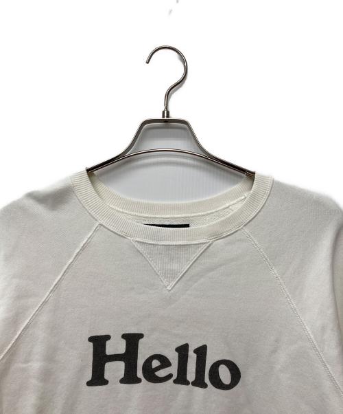 MADISON BLUE（マディソンブルー）MADISON BLUE (マディソンブルー) HELLO SWEAT L/S URAKE DYED/MB224-7005 ホワイト サイズ:01の古着・服飾アイテム