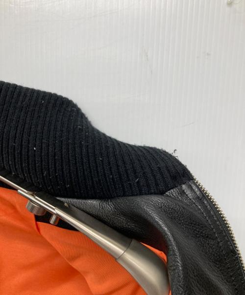 MORGAN MEMPHIS BELLE（モーガン メンフィス ベル）MORGAN MEMPHIS BELLE (モーガン メンフィス ベル) ドイツ空軍タイプレザージャケット ブラック サイズ:Sの古着・服飾アイテム