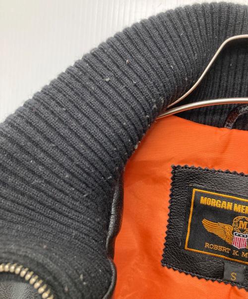 MORGAN MEMPHIS BELLE（モーガン メンフィス ベル）MORGAN MEMPHIS BELLE (モーガン メンフィス ベル) ドイツ空軍タイプレザージャケット ブラック サイズ:Sの古着・服飾アイテム