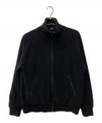 COMOLIコモリ）の古着「ウールフリース ジップアップジャケット/U03-05012」｜ブラック
