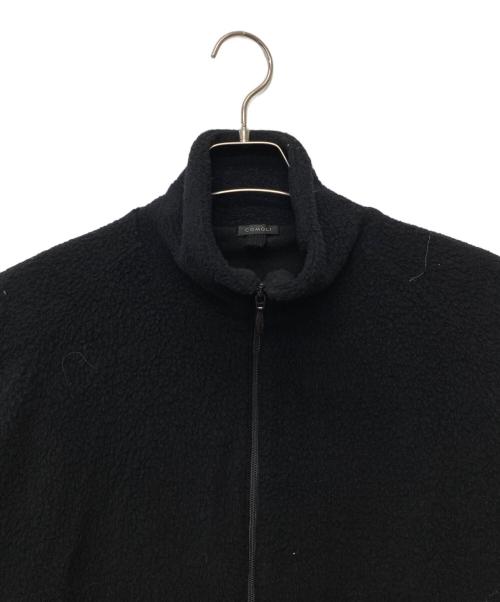 COMOLI（コモリ）COMOLI (コモリ) ウールフリース ジップアップジャケット/U03-05012 ブラック サイズ:3の古着・服飾アイテム