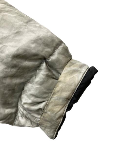 SUPREME（シュプリーム）Supreme (シュプリーム) THE NORTH FACE (ザ ノース フェイス) Paper Print Nuptse Jacket/	ND91806I グリーン×ブラック サイズ:Mの古着・服飾アイテム