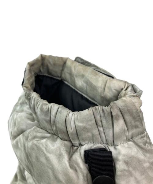 SUPREME（シュプリーム）Supreme (シュプリーム) THE NORTH FACE (ザ ノース フェイス) Paper Print Nuptse Jacket/	ND91806I グリーン×ブラック サイズ:Mの古着・服飾アイテム