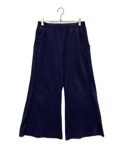 MM6 Maison Margiela（エムエムシックスメゾンマルジェラ）MM6 Maison Margiela (エムエムシックスメゾンマルジェラ) フレア スウェット パンツ/S52KA0174 ネイビー サイズ:ＸＳの古着・服飾アイテム