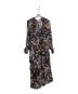 ZIMMERMANN（ジマーマン）の古着「シルクフラワープリントワンピース」｜ネイビー