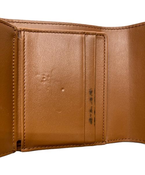 CELINE（セリーヌ）CELINE (セリーヌ) スモールフラップウォレット/トリオンフ/10D783BZG.04LU ブラウンの古着・服飾アイテム