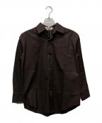 MARNIマルニ）の古着「コットンオーバーサイズシャツ/CAMA0312A0」｜ブラウン