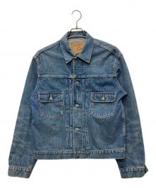 Hysteric Glamour（ヒステリックグラマー）の古着「2ndタイプ 13.5オンス セルビッジ デニム ジャケット/02211AB02」｜インディゴ