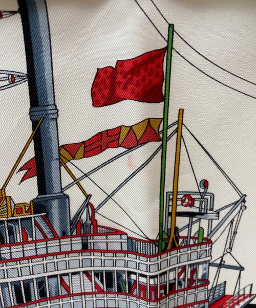 HERMES（エルメス）HERMES (エルメス) HE ORIGINAL NEW ORLEANS CREOLE JAZZ 1923/カレ90 ネイビーの古着・服飾アイテム