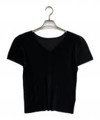 PLEATS PLEASEプリーツプリーズ）の古着「プリーツS/Sカットソー/PP55FK109」｜ブラック