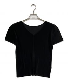 PLEATS PLEASE（プリーツプリーズ）の古着「プリーツS/Sカットソー/PP55FK109」｜ブラック