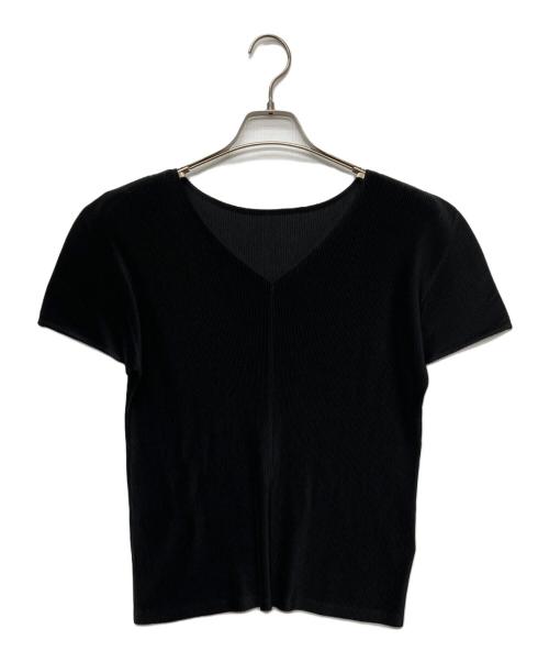 PLEATS PLEASE（プリーツプリーズ）PLEATS PLEASE (プリーツプリーズ) プリーツS/Sカットソー/PP55FK109 ブラック サイズ:03の古着・服飾アイテム