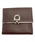 Salvatore Ferragamoサルヴァトーレ フェラガモ）の古着「2つ折り財布」｜ブラウン