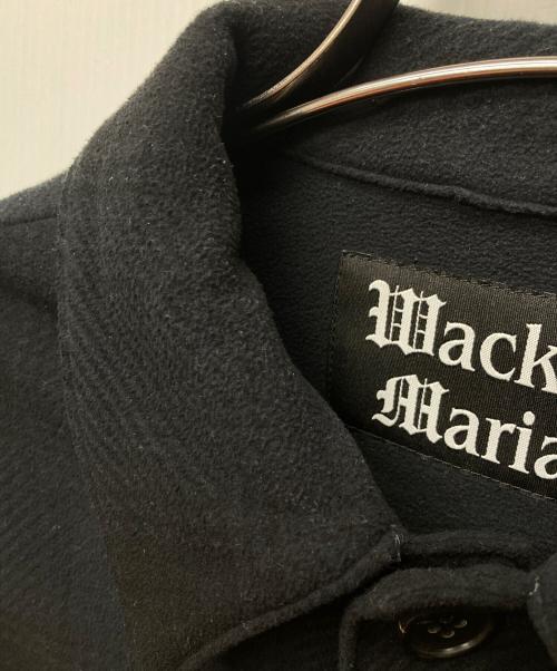 WACKO MARIA（ワコマリア）WACKO MARIA (ワコマリア) CHECK FLEECE SHIRT JACKET ブラック サイズ:Ｓの古着・服飾アイテム
