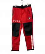 POLO RALPH LAURENポロ・ラルフローレン）の古着「APOLLO PNT-FLAT-PANT」｜ブラック×レッド