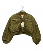 Sea Room lynnシールームリン）の古着「2POKETショートMA-1」｜グリーン