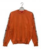 SUPREMEシュプリーム）の古着「Sleeve Stripe Sweater」｜オレンジ