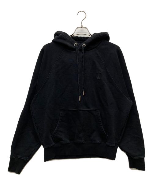 AMI PARIS（アミ パリス）AMI PARIS (アミ パリス) Ami de Coeur パーカー ブラック サイズ:Lの古着・服飾アイテム