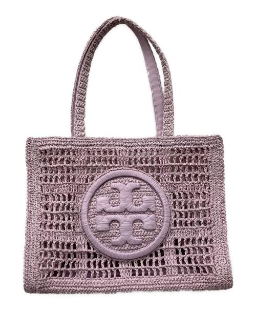 TORY BURCH（トリーバーチ）TORY BURCH (トリーバーチ) エラハンドクロシェミニトートバッグ/160477 パープルの古着・服飾アイテム