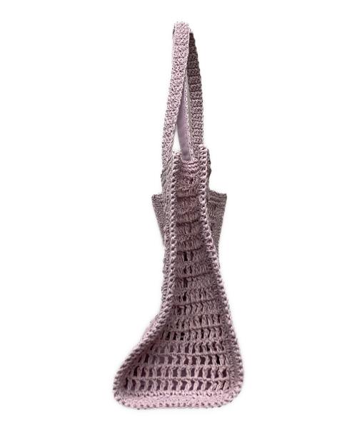 TORY BURCH（トリーバーチ）TORY BURCH (トリーバーチ) エラハンドクロシェミニトートバッグ/160477 パープルの古着・服飾アイテム