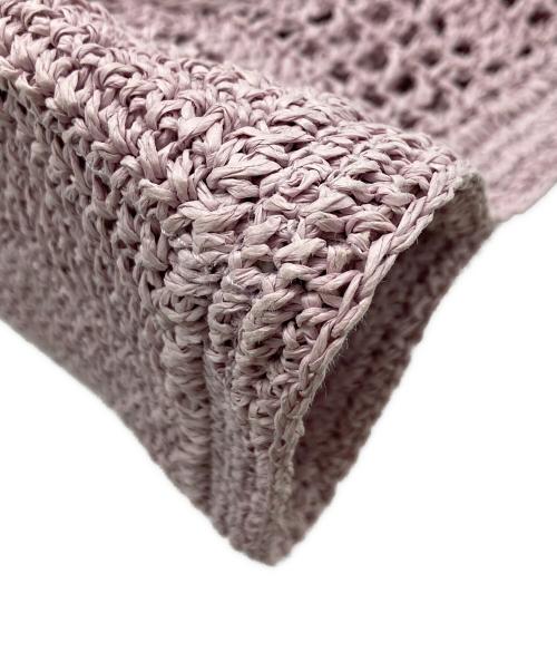 TORY BURCH（トリーバーチ）TORY BURCH (トリーバーチ) エラハンドクロシェミニトートバッグ/160477 パープルの古着・服飾アイテム