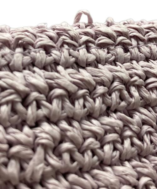 TORY BURCH（トリーバーチ）TORY BURCH (トリーバーチ) エラハンドクロシェミニトートバッグ/160477 パープルの古着・服飾アイテム