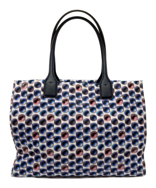 TORY BURCH（トリーバーチ）TORY BURCH (トリーバーチ) エラプリントスモールバッグ ブルーの古着・服飾アイテム