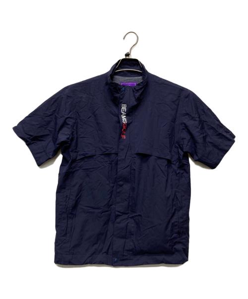 BEAMS GOLF（ビームスゴルフ）BEAMS GOLF (ビームスゴルフ) PURPLE LABEL / サイトス（R）コンバーチブル レインブルゾン/84-19-0003-016 ネイビー サイズ:Mの古着・服飾アイテム