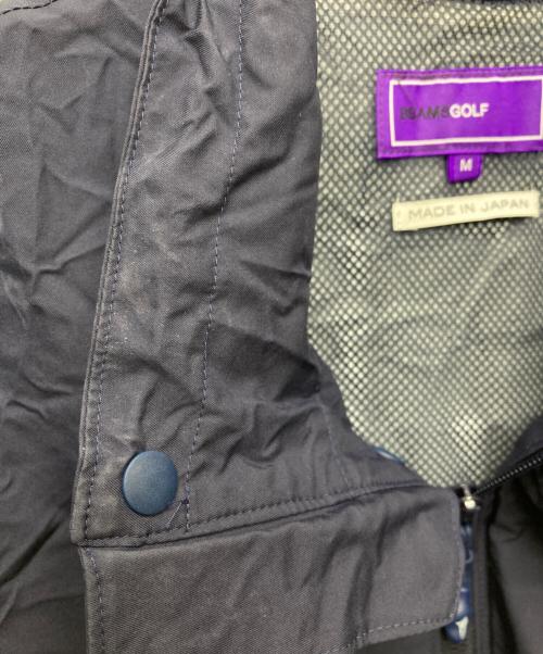 BEAMS GOLF（ビームスゴルフ）BEAMS GOLF (ビームスゴルフ) PURPLE LABEL / サイトス（R）コンバーチブル レインブルゾン/84-19-0003-016 ネイビー サイズ:Mの古着・服飾アイテム