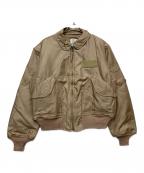 U.S.AIR FORCEユーエスエアフォース）の古着「CWU-45/P フライトジャケット」｜ベージュ