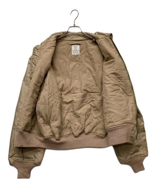U.S.AIR FORCE（ユーエスエアフォース）U.S.AIR FORCE (ユーエスエアフォース) CWU-45/P フライトジャケット ベージュ サイズ:X-LARGEの古着・服飾アイテム