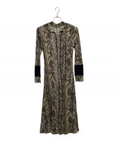 中古・古着通販】ETRO (エトロ) 総シルクペイズリーワンピース
