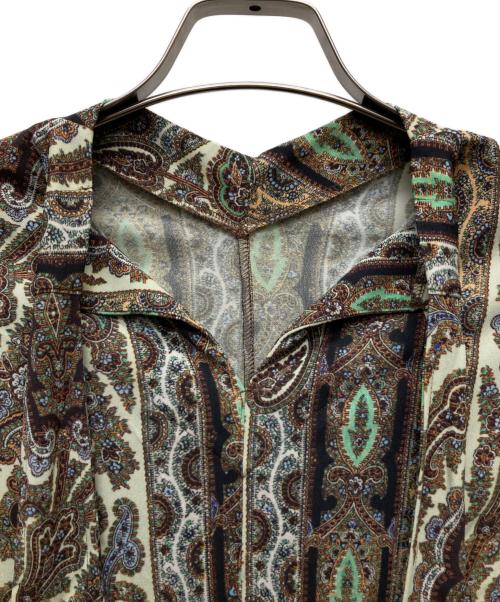 PAUL SMITH（ポールスミス）PAUL SMITH (ポールスミス) ペイズリーロングワンピース/KKPPIA0900 グリーン サイズ:Ｍの古着・服飾アイテム