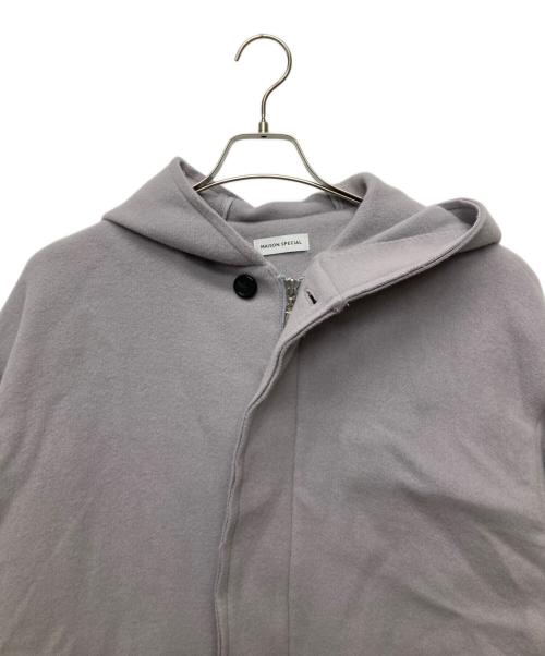 MAISON SPECIAL（メゾンスペシャル）MAISON SPECIAL (メゾンスペシャル) Hood Overcoat グレー サイズ:FREEの古着・服飾アイテム