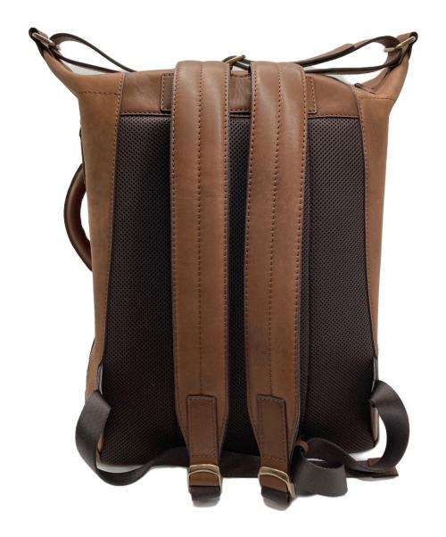 土屋鞄（ツチヤカバン）土屋鞄 (ツチヤカバン) ビークル 3WAY レザー バックパック ブラウンの古着・服飾アイテム