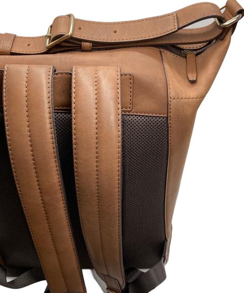 土屋鞄（ツチヤカバン）土屋鞄 (ツチヤカバン) ビークル 3WAY レザー バックパック ブラウンの古着・服飾アイテム