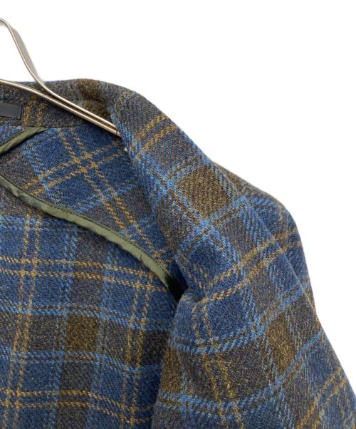 TAGLIATORE（タリアトーレ）TAGLIATORE (タリアトーレ) チェックウールテーラードジャケット/1SMC23F ネイビー サイズ:46/Rの古着・服飾アイテム
