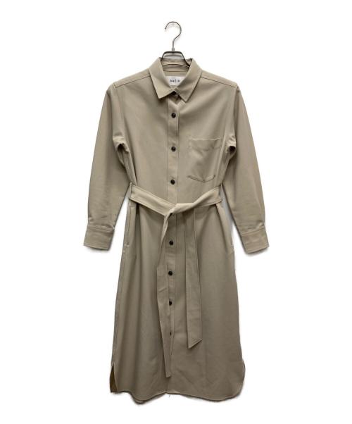 SOEJU（ソージュ）SOEJU (ソージュ) ソフトオックスシャツワンピース/S-00-OP-030 ベージュ サイズ:Ｓの古着・服飾アイテム