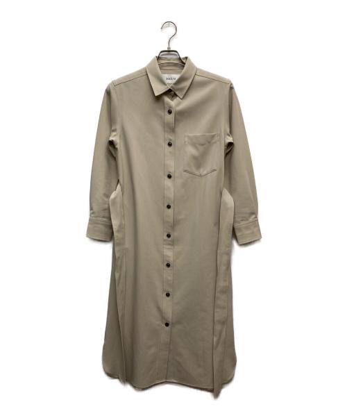 SOEJU（ソージュ）SOEJU (ソージュ) ソフトオックスシャツワンピース/S-00-OP-030 ベージュ サイズ:Ｓの古着・服飾アイテム