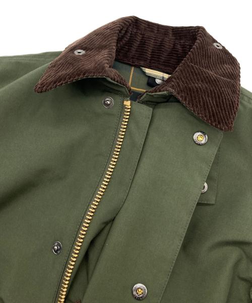 Barbour（バブアー）Barbour (バブアー) BORDER 2レイヤーコート オリーブ サイズ:36の古着・服飾アイテム