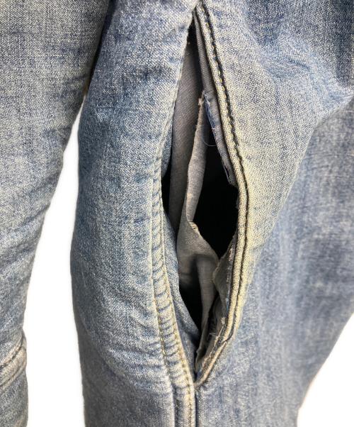 Maison Margiela（メゾンマルジェラ）Maison Margiela (メゾンマルジェラ) オーバーサイズ パデッドデニムシャツ ブルー サイズ:39の古着・服飾アイテム