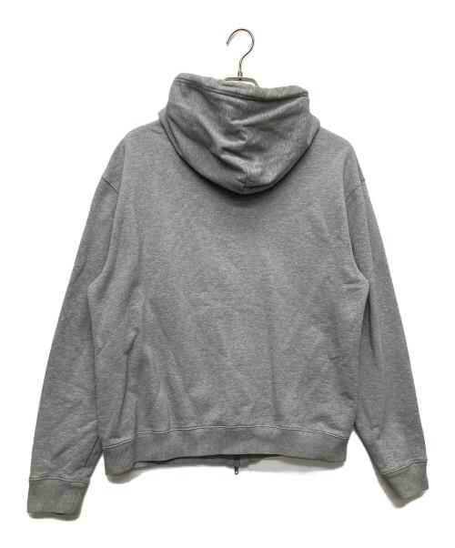 BALENCIAGA（バレンシアガ）BALENCIAGA (バレンシアガ) 18SS ロゴプリントジップアップスウェットパーカー グレー サイズ:ＸＬの古着・服飾アイテム