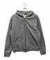 BALENCIAGA（バレンシアガ）の古着「18SS ロゴプリントジップアップスウェットパーカー」｜グレー