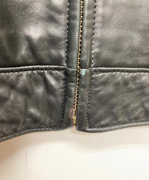 POLO RALPH LAUREN（ポロ・ラルフローレン）POLO RALPH LAUREN (ポロ・ラルフローレン) ラムレザージャケット/JR-RL-KA0810 ブラック サイズ:Ｓの古着・服飾アイテム