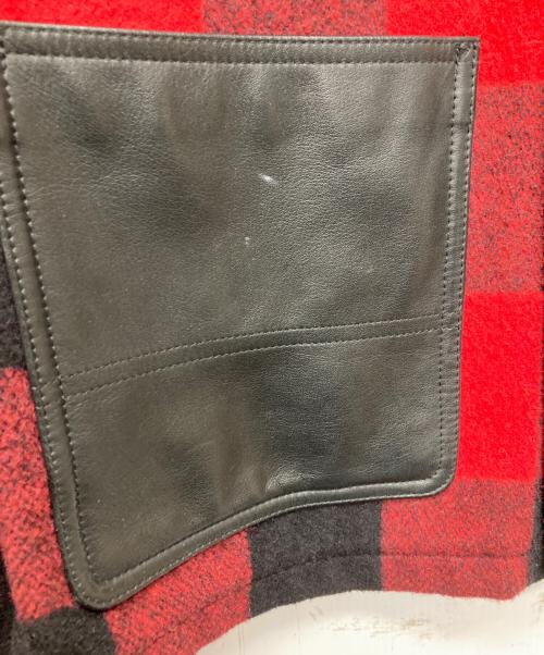 CarHartt（カーハート）CarHartt (カーハート) COMME des GARCONS JUNYA WATANABE MAN (コム デ ギャルソン ジュンヤ ワタナベ マン) バッファローチェックカバーオール レッド サイズ:Ｍの古着・服飾アイテム