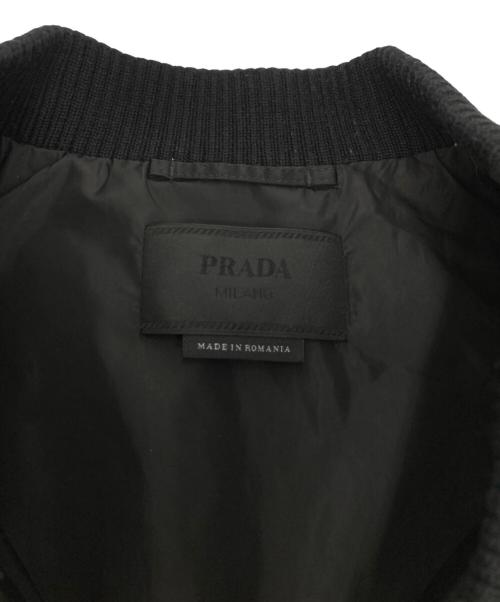 PRADA（プラダ）PRADA (プラダ) ReNylonボンバージャケット ブラック サイズ:52の古着・服飾アイテム