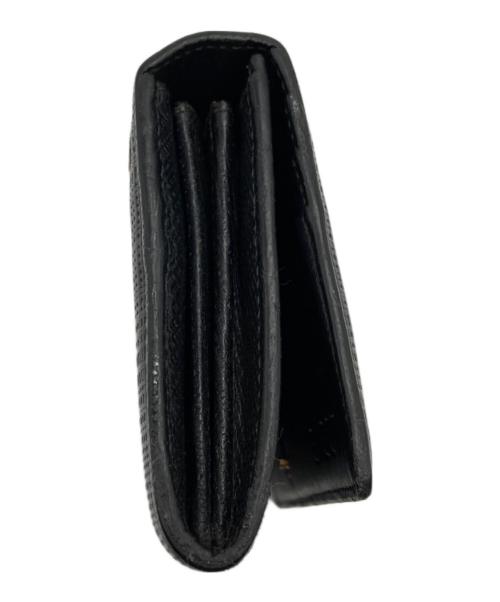 LOEWE（ロエベ）LOEWE (ロエベ) リネン コンチネンタル ウォレット/101704 ブラックの古着・服飾アイテム