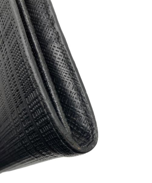 LOEWE（ロエベ）LOEWE (ロエベ) リネン コンチネンタル ウォレット/101704 ブラックの古着・服飾アイテム