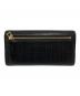LOEWE (ロエベ) リネン コンチネンタル ウォレット/101704 ブラック：10000円