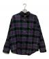 SUPREME（シュプリーム）の古着「Brushed Plaid Flannel Shirt」｜グリーン×パープル